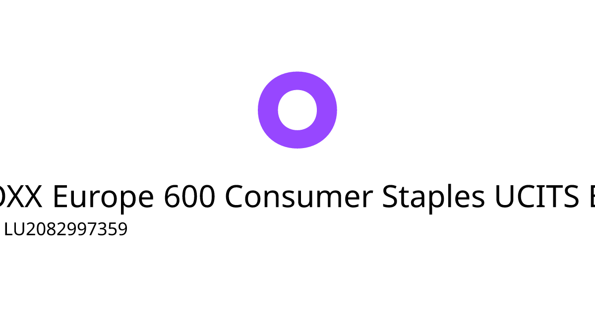 Lyxor STOXX Europe 600 Food & Beverage UCITS ETF EUR Dis. ETF Kurs