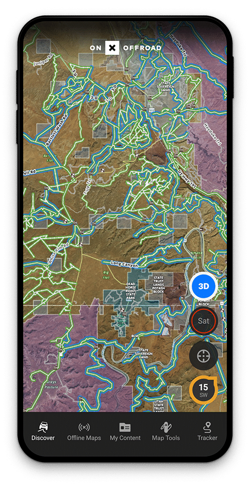 Offroad GPS Maps App Find ATV, Dirt Bike, UTV, 4x4 Trails onX