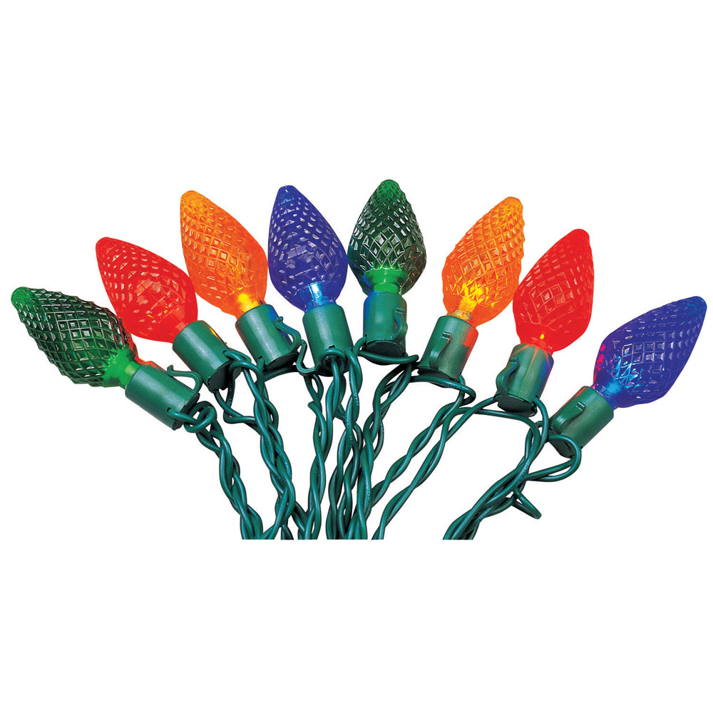 25 Count Outdoor/Indoor C9 LED MultiColor Stringlight Set Christmas