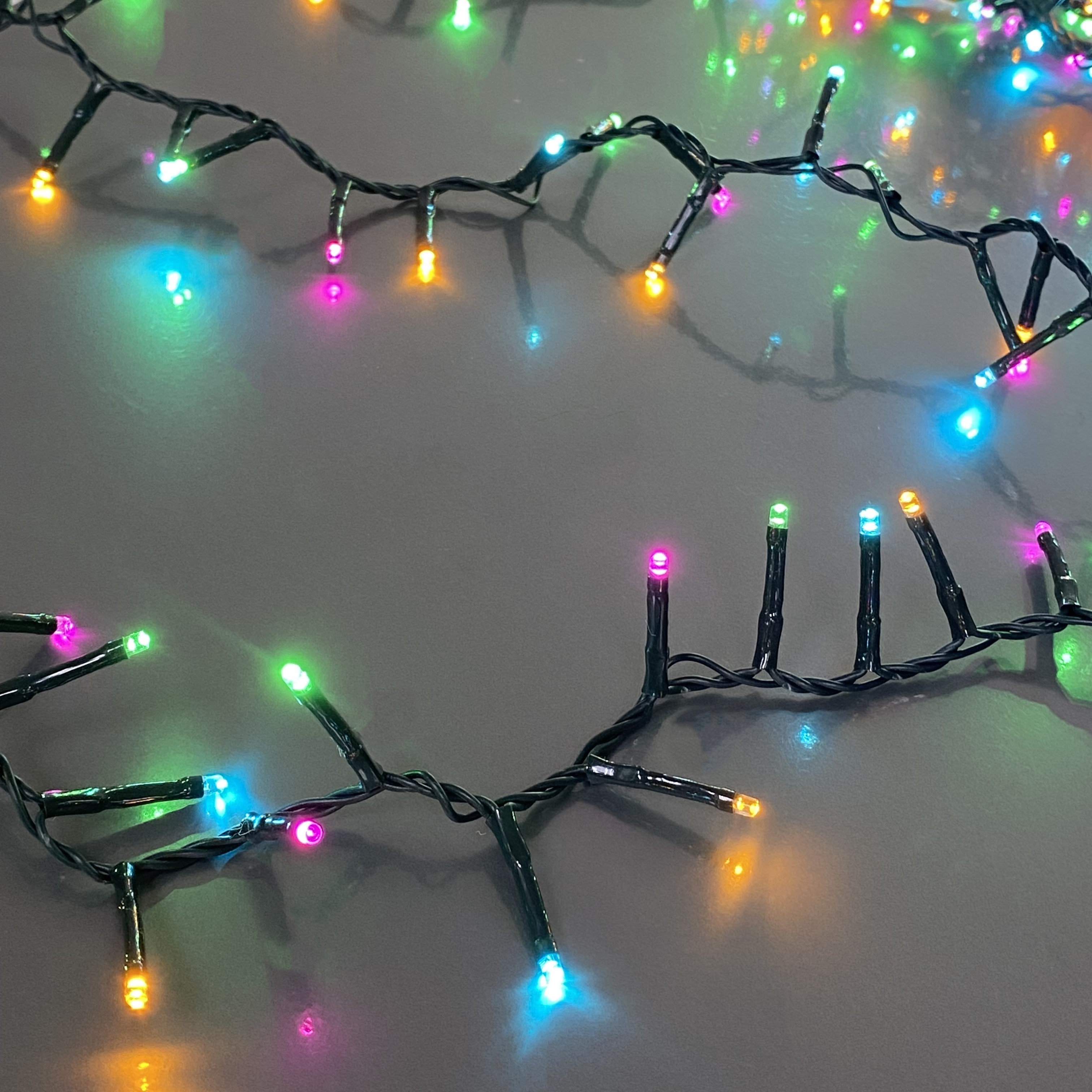 Multifunction LED Compact Lights 500Bulbs 36ft Soft MultiColor