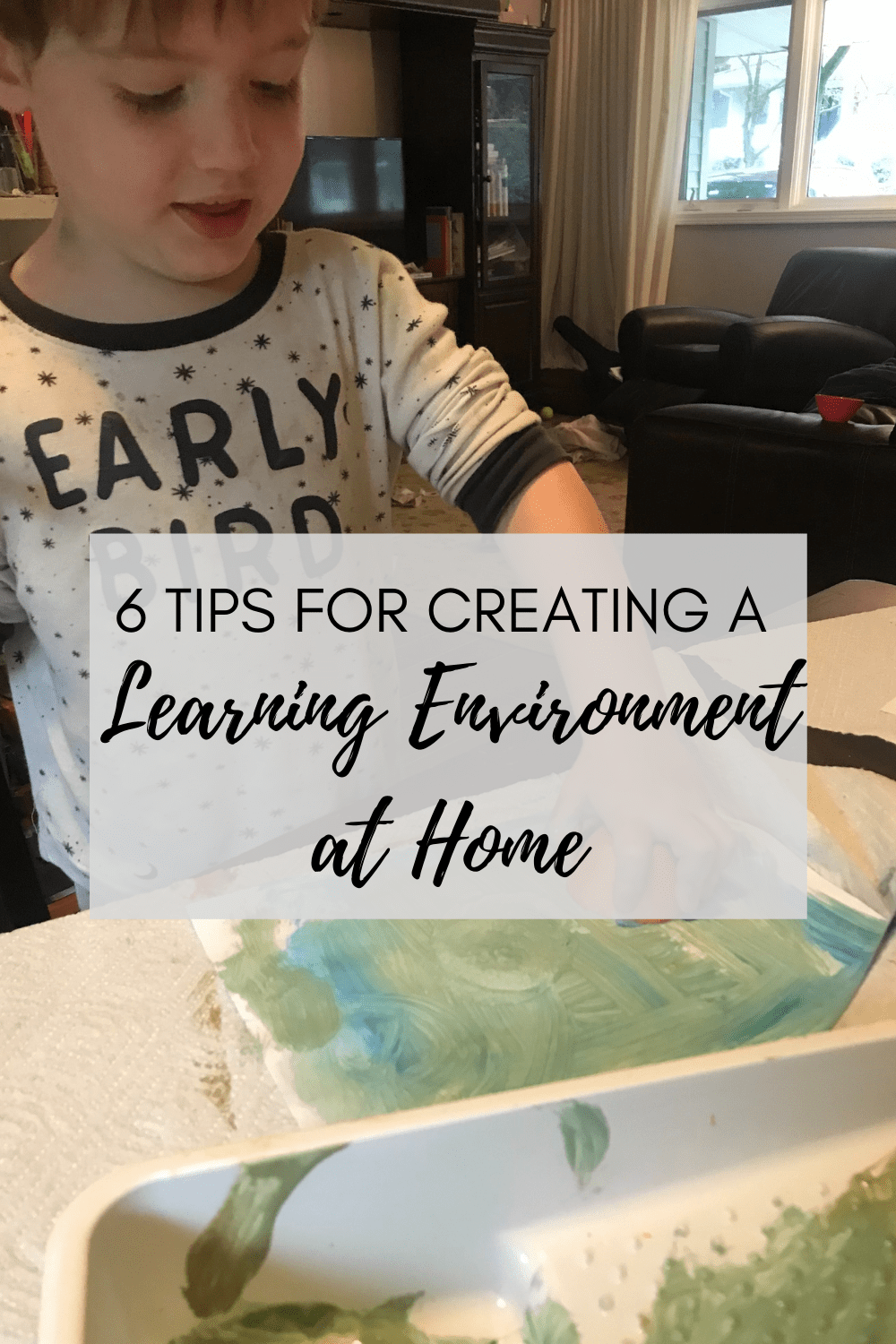 6 Tips for Creating a Learning Environment at Home - Oops and Daisies