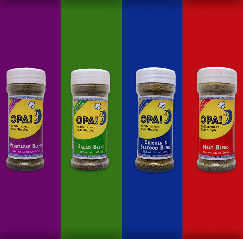 Greek Seasonings 4Pack OPA! Foods