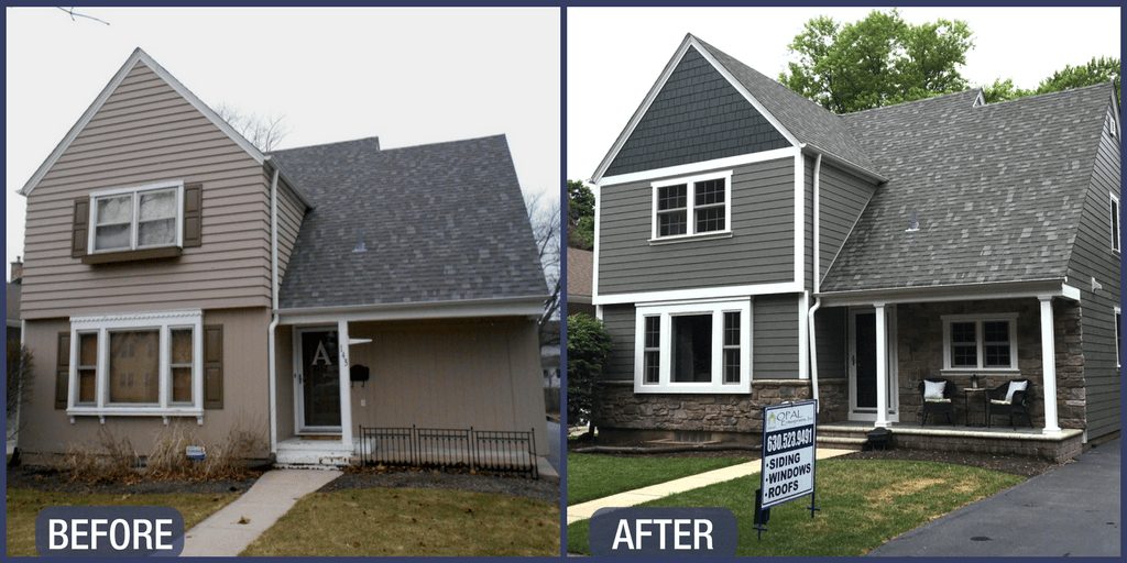 New windows and siding installation in Aurora IL Opal Enterprises