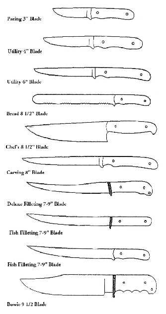 Printable Knife Designs