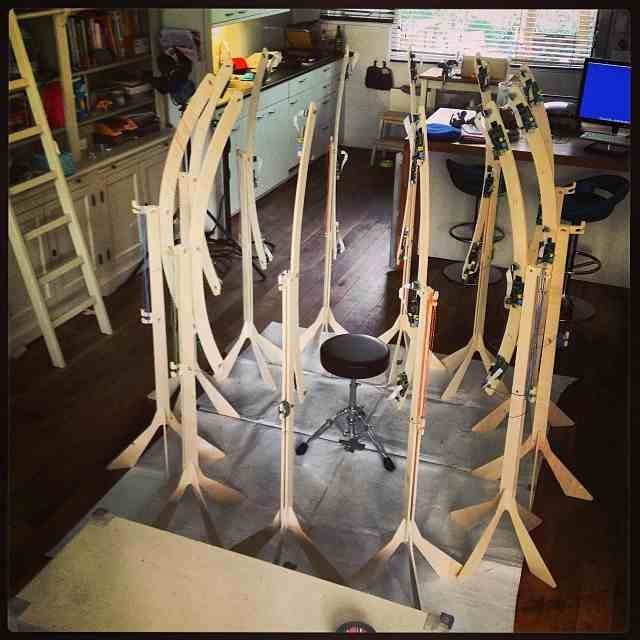 A 3D Scanner made of 40 Rasperry PI and PI cameras Open