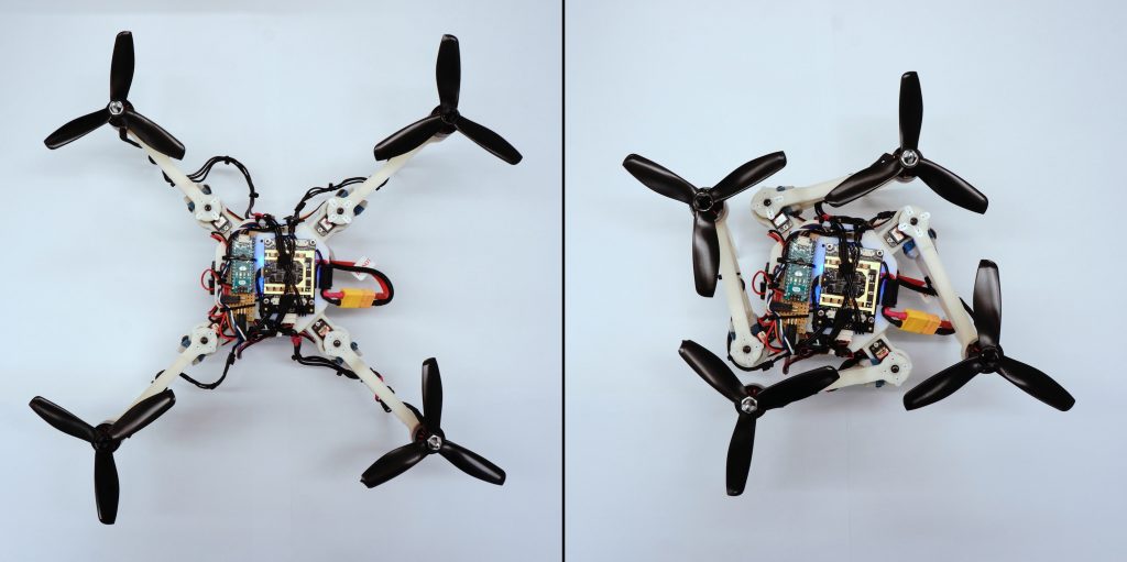 Amazing Morphing Quadrotor Drone for Search and Rescue Open Electronics Open Electronics