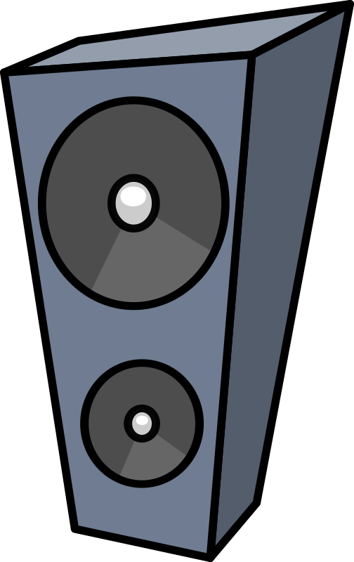 Cartoon speaker Openclipart