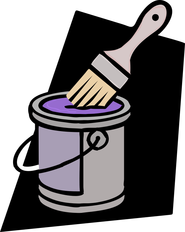 Purple Paint Can Remix Openclipart