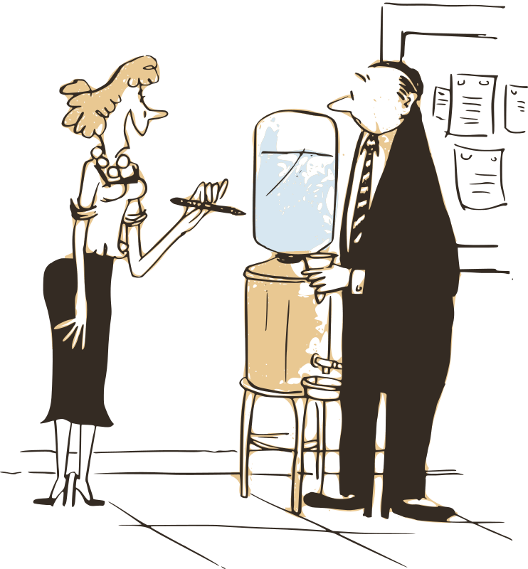 Water Cooler Talk Openclipart