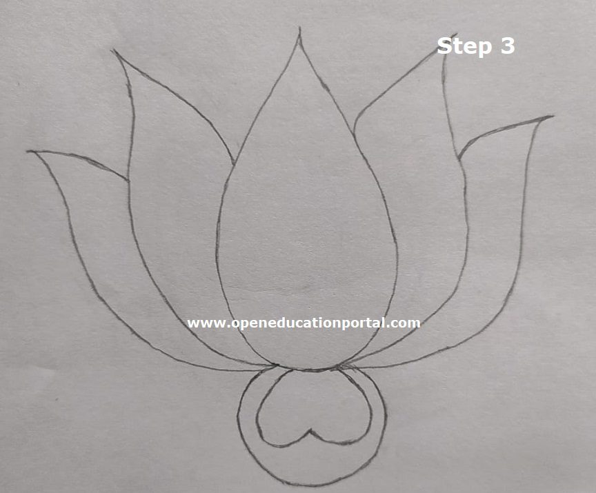 How To Draw Lotus Flower Simple StepByStep Guide With Images