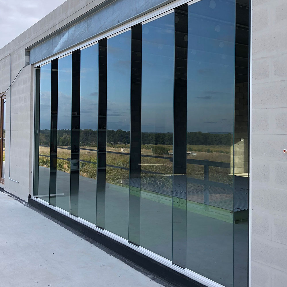 Frameless Sliding Doors Minimalist Design Residential Installation