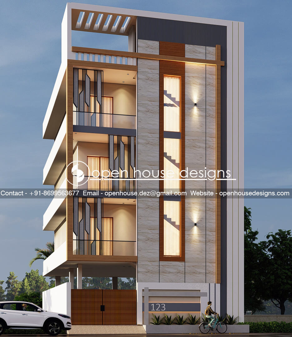 10 Building Elevation Inspirations for Urban Dwellings OpenHouseDesigns