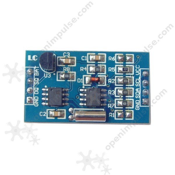 RTC + EEPROM + Temperature Sensor Module Open ImpulseOpen Impulse