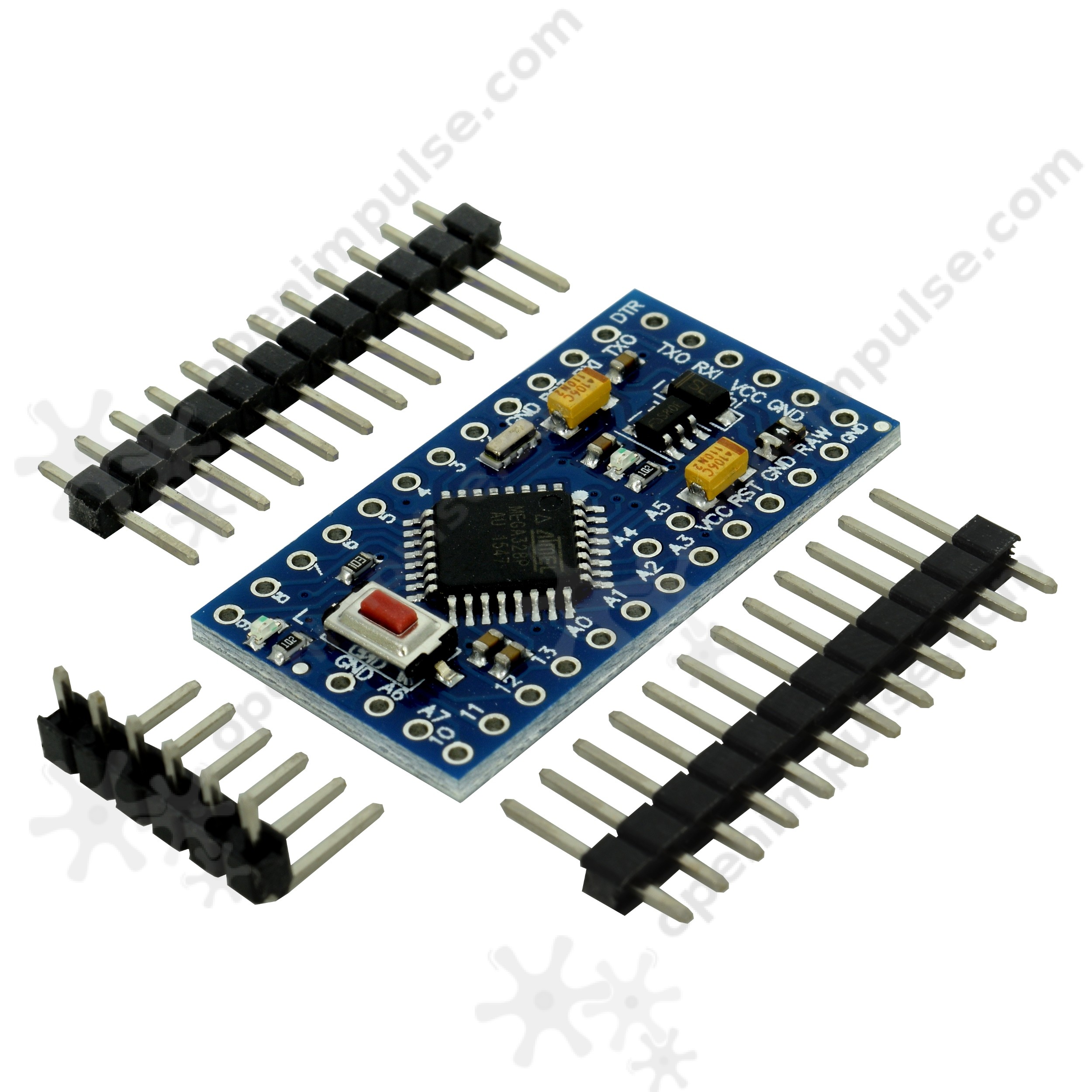 Pro Mini Development Board with ATmega328p(Arduino Compatible) Open