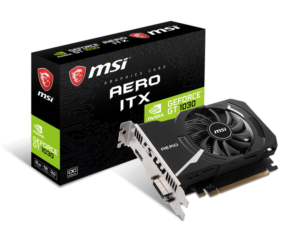 MSI carte graphique NVIDIA GeForce GT 1030 2 Go GDDR4