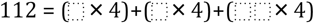 Distributive Property with Four Open Middle®