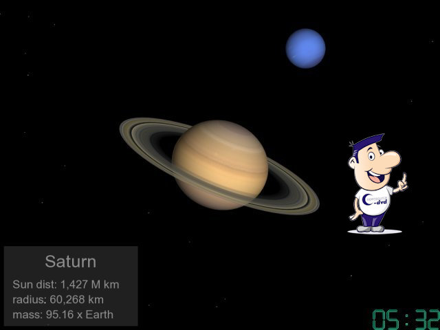 Solar Space Das Sonnensystem als animierter Bildschirmschoner