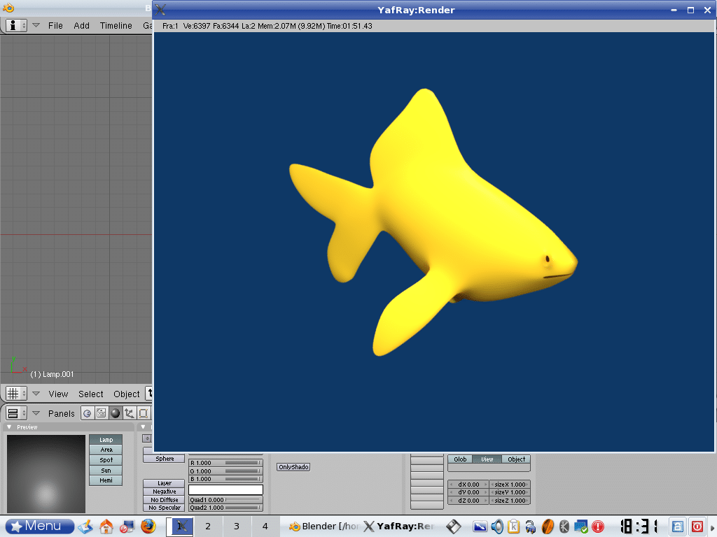 Learn to Animate with Blender, Part 1 Modelling the Goldfish Open