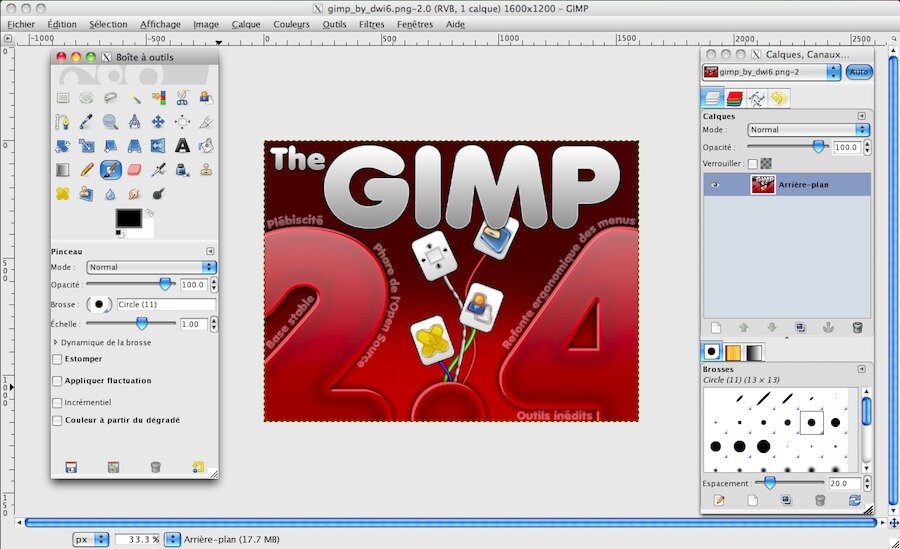 Gimp un grand logiciel de retouche d’image