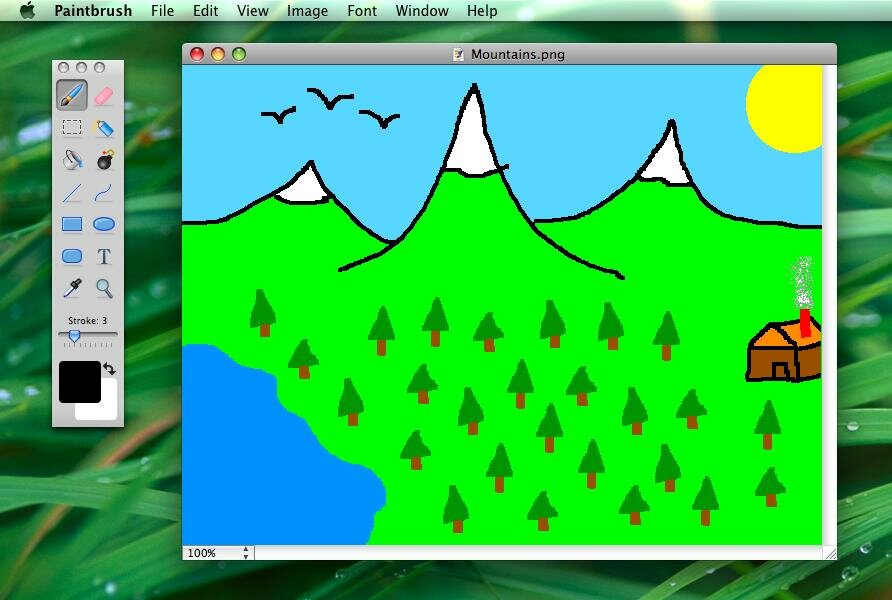 Paintbrush Vous cherchez Paint pour Mac ? Vous l’avez trouvé ! En mieux…