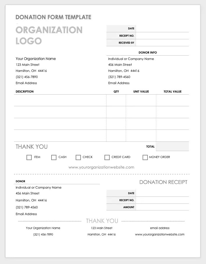 37+ Donation Receipt Template Download (DOC, PDF)