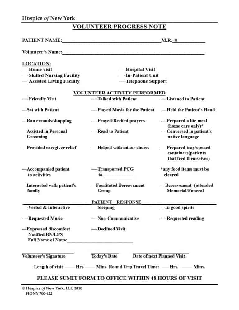 9+ Progress Note Template FREE Download [Word, PDF] Best Printables