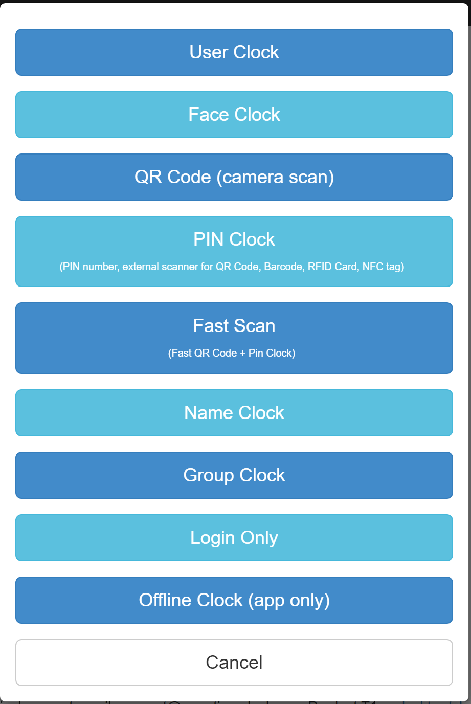 OpenTimeClock Software Infocard Wiki
