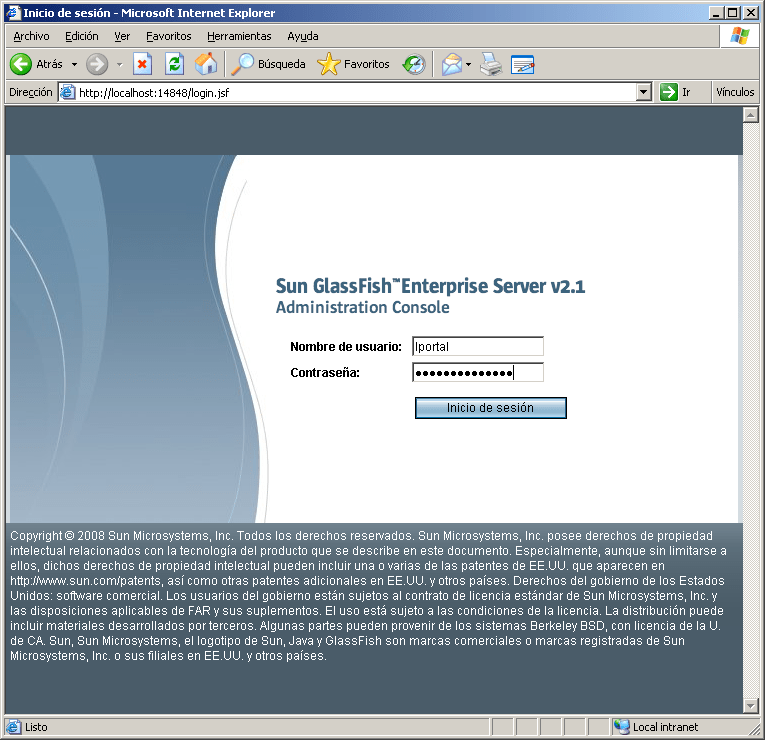 Liferay en Glassfish OpenXava