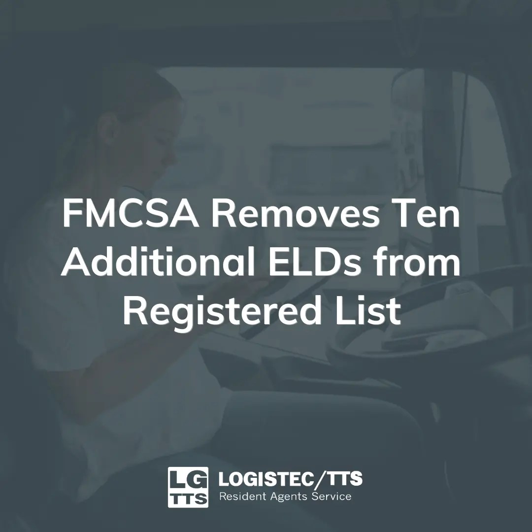 FMSCA Removes 10 ELDS from Registered List Operating Authority