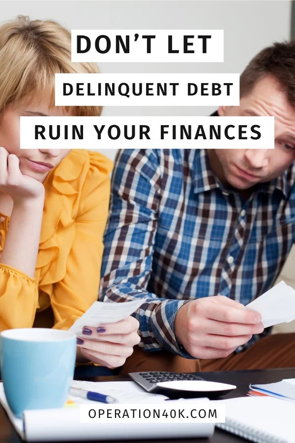 Don’t Let Delinquent Debt Ruin Your Finances with free printable