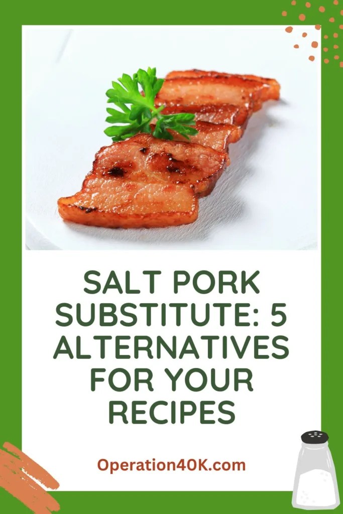 Salt Pork Substitute 5 Alternatives for Your Recipes Operation 40K