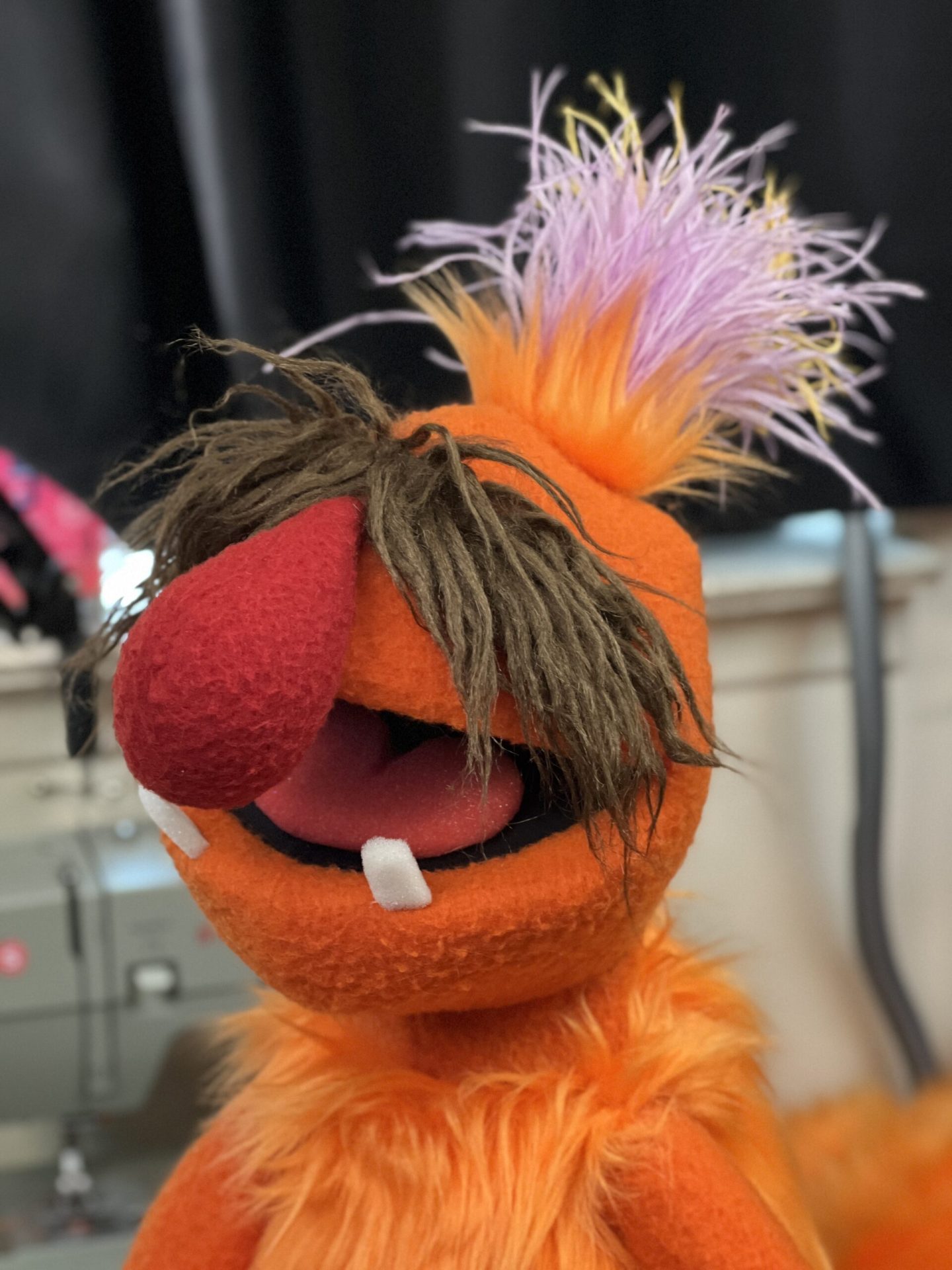 Professional Live Hands Puppet “Ogre” (orange) Operation Puppet