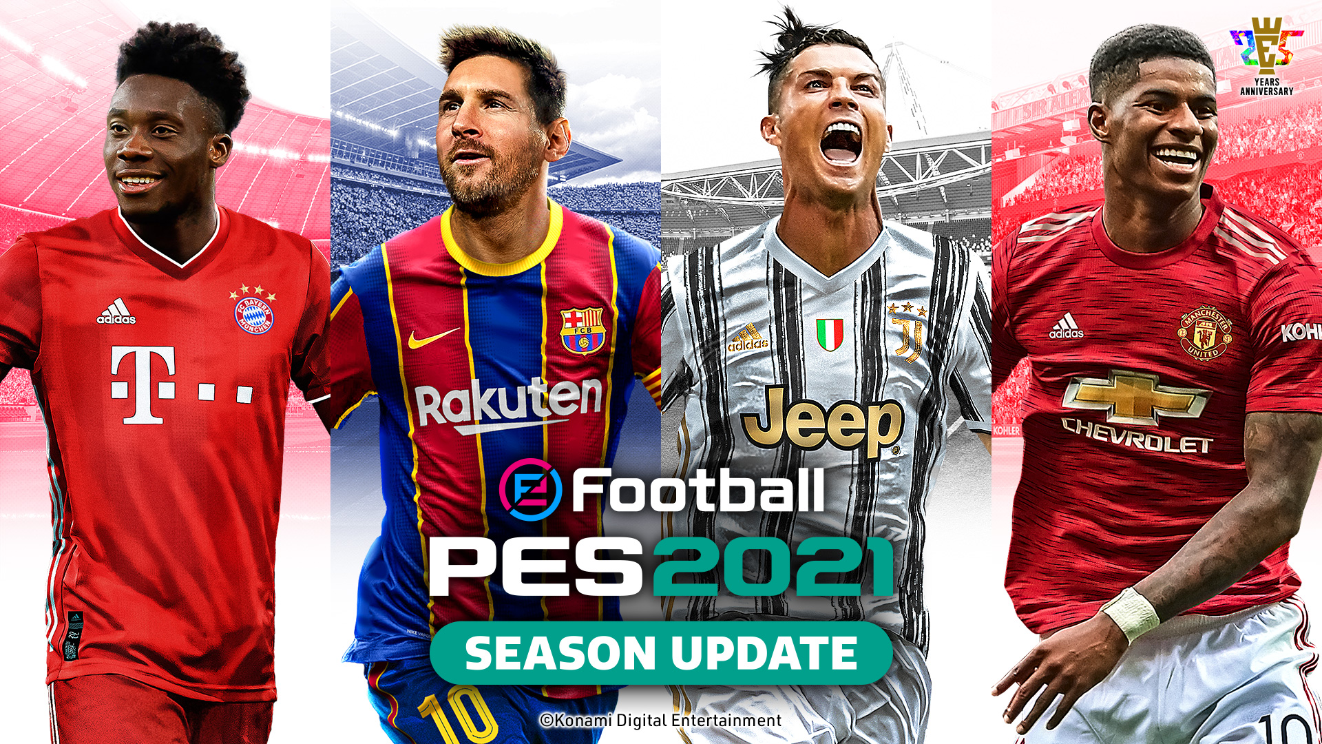 eFootball PES 2021 Season Update Cover Athletes Revealed eFootball PES 2021 Season Update Cover Athletes Revealed