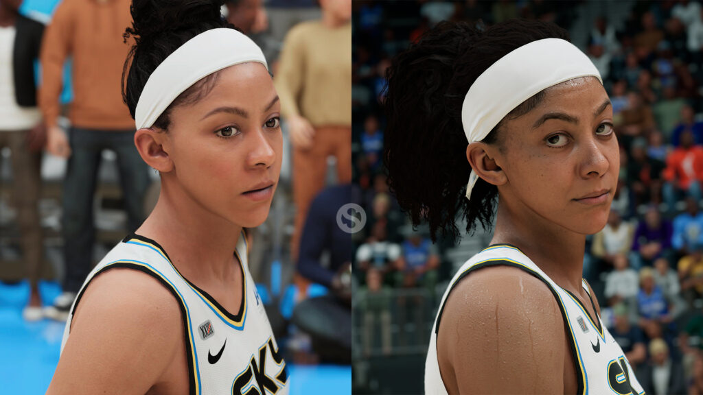 NBA 2K22 vs. NBA 2K21 Screenshots Luka, Dirk & Candace Parker