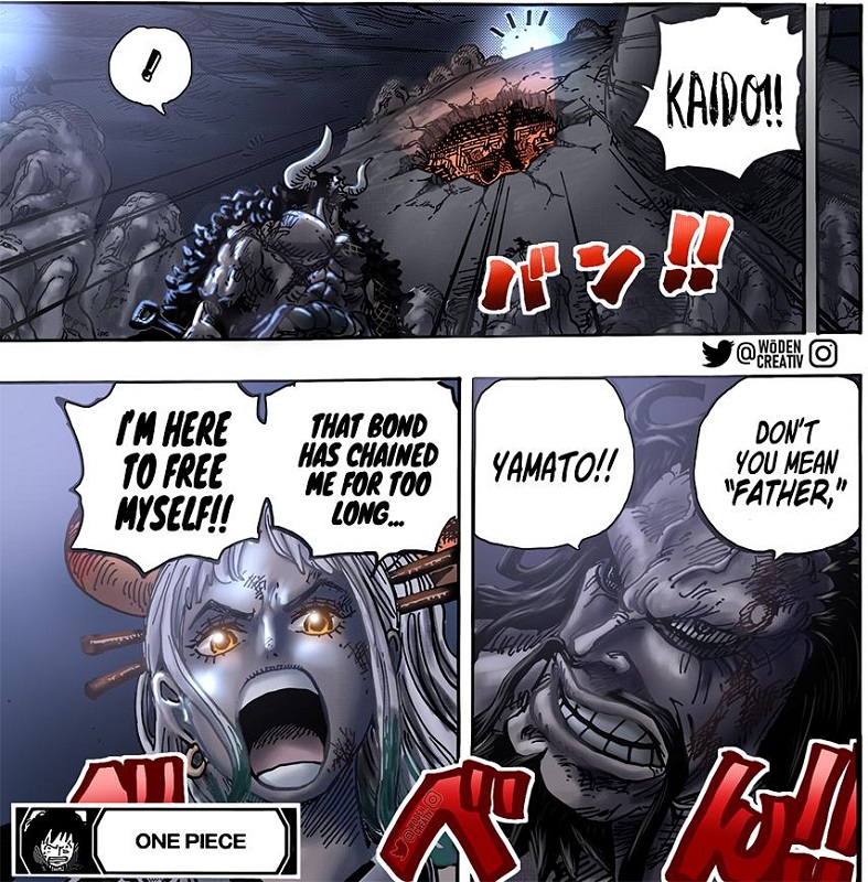 The symbolic meaning of Yamato's fight against his father Kaido One Piece