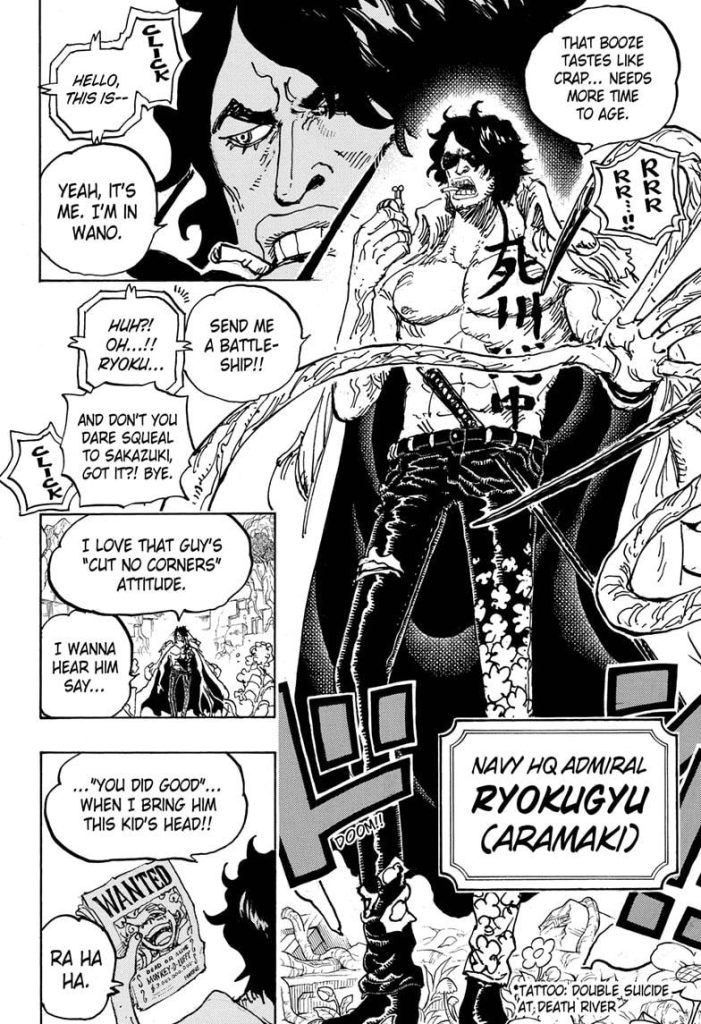 Does Ryokugyu actually have a Black Blade? One Piece