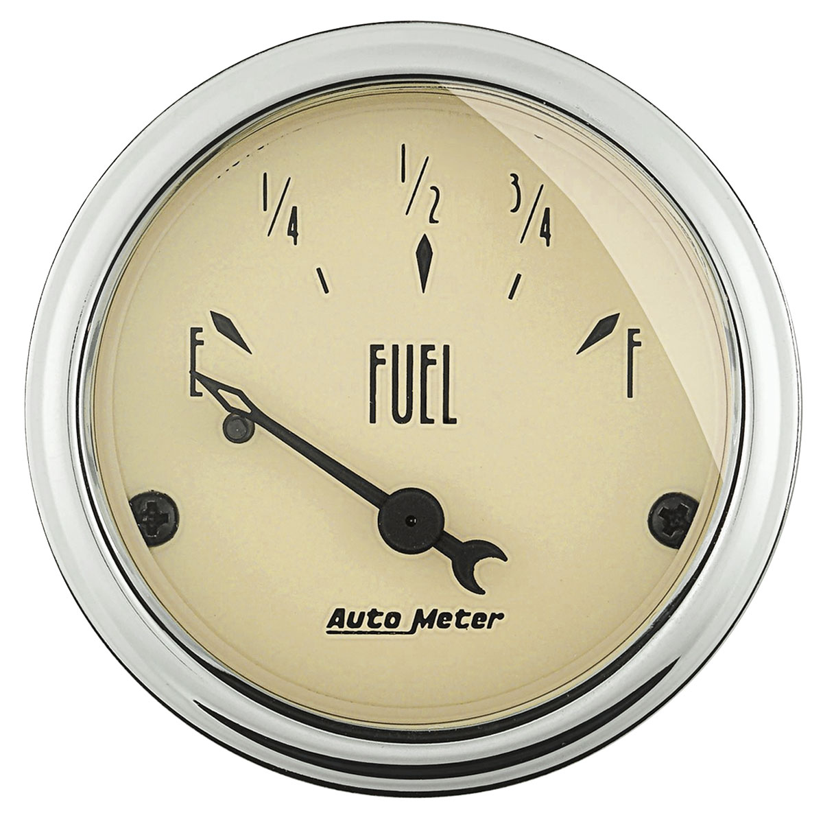 Autometer Gauge, American Muscle Series 21/16" fuel level (OHMS 0