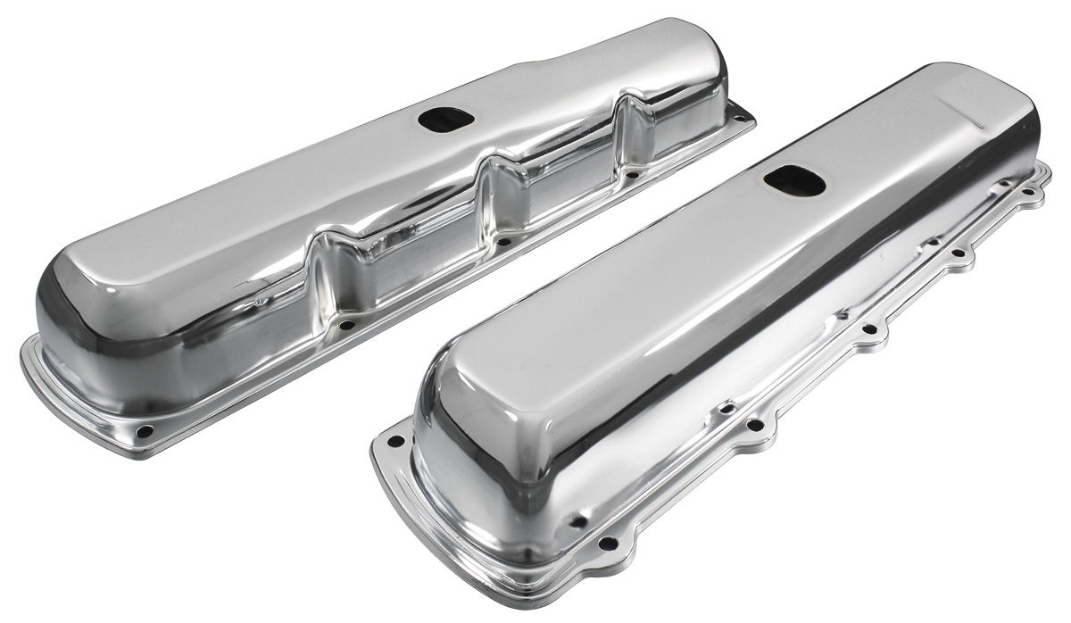 Cutlass/442 Valve Covers, Oldsmobile BigBlock chrome Fits 196772