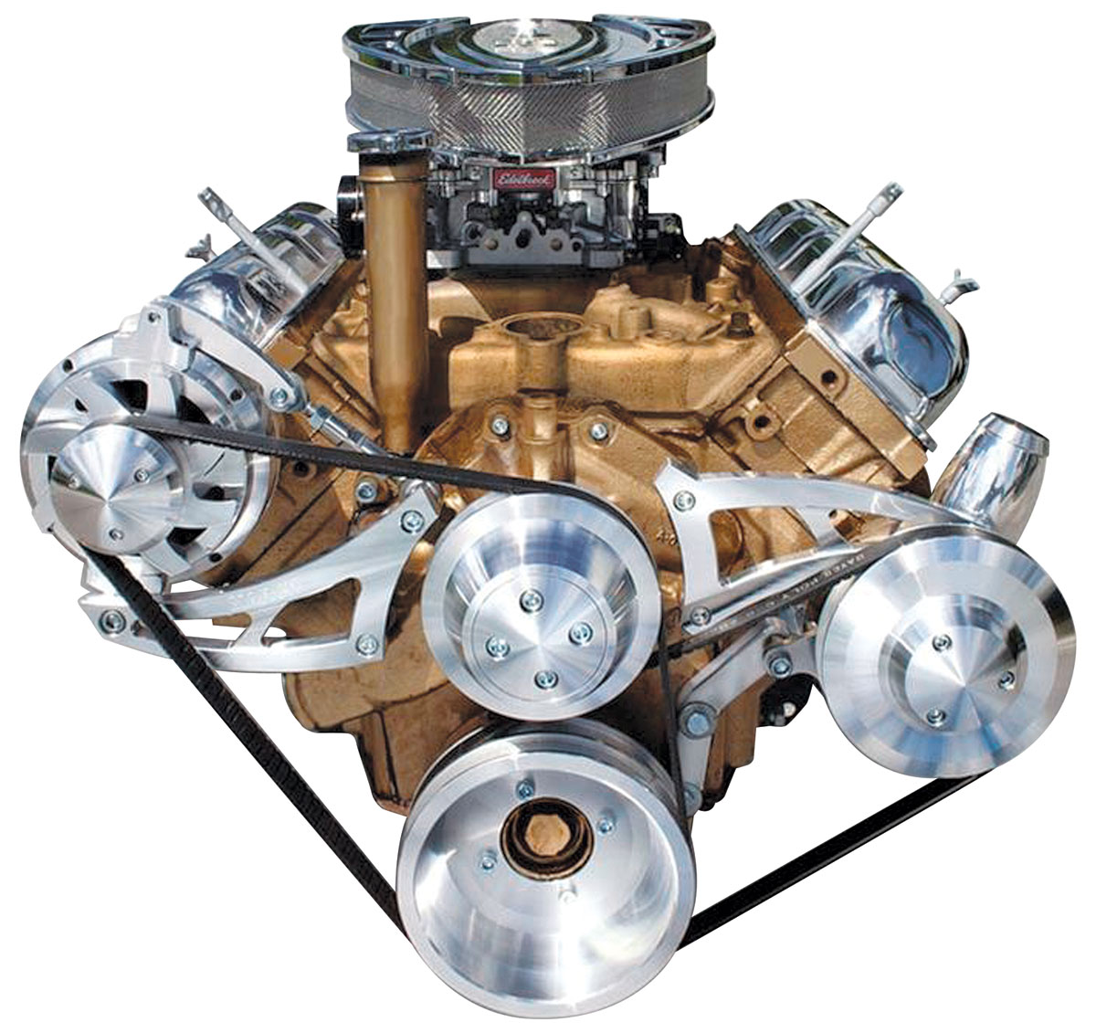 196472 Cutlass Track Serpentine Conversion Remote Power Steering (With