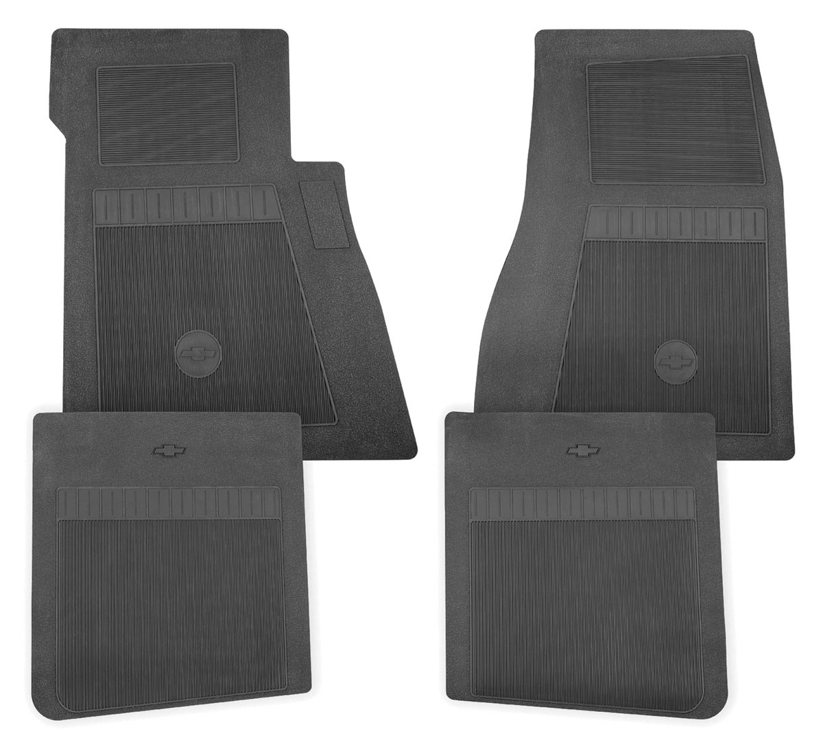 RESTOPARTS 19701977 Monte Carlo Floor Mats, Bowtie Chevy