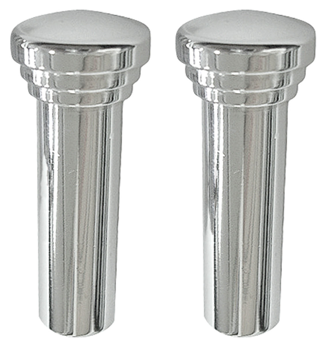 195458 Cadillac Door Lock Knobs Chrome Smooth