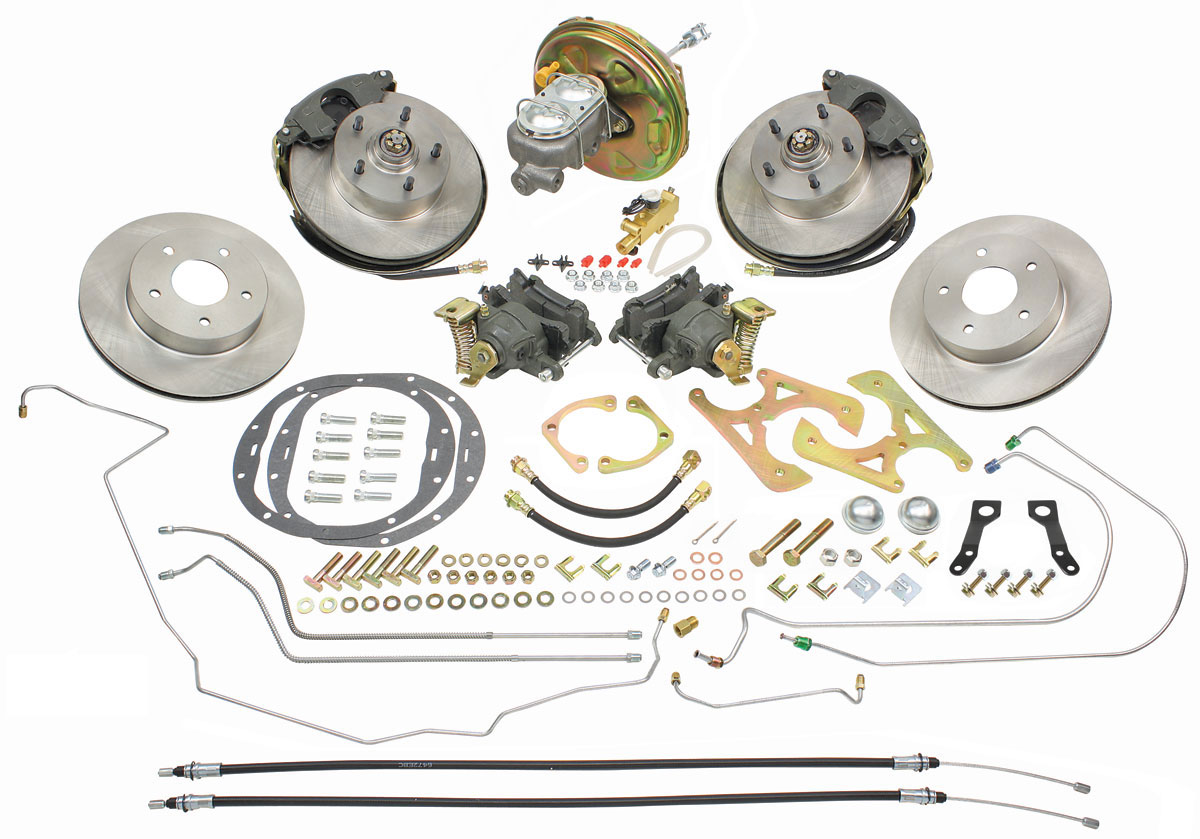 196872 Chevelle Brake Conversion Kits, Front & Rear Disc Standard