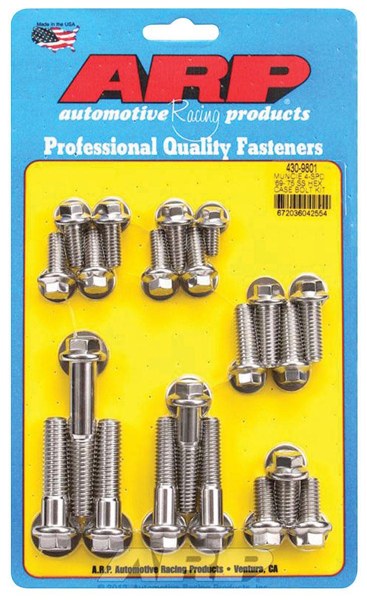 ARP 197075 Monte Carlo Transmission Case Bolts, Muncie 4Speed