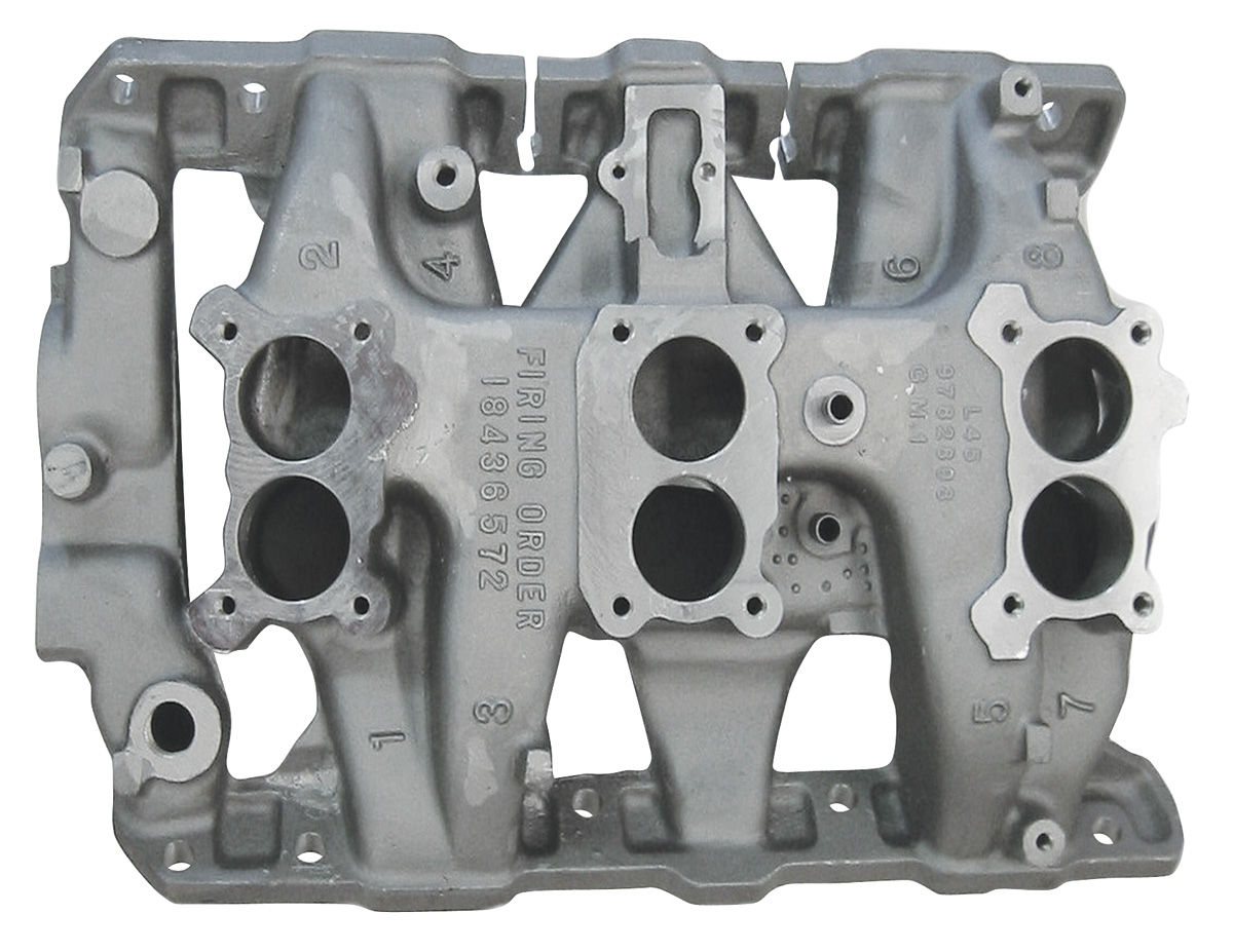 GTO Intake Manifold, 1966 TriPower Aluminum