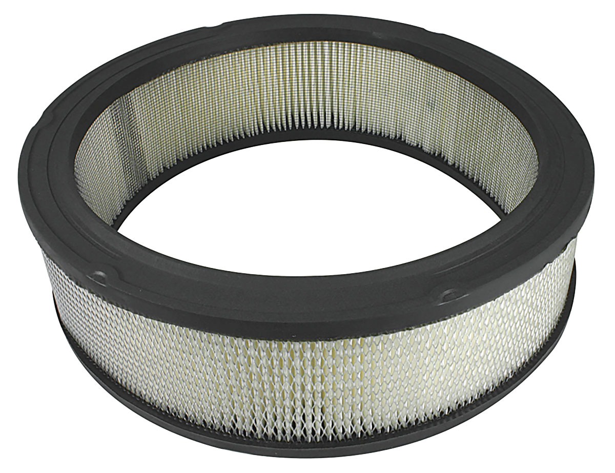 Air Cleaner Filter Element 12" x 3", closed air cleaners only Fits 1961