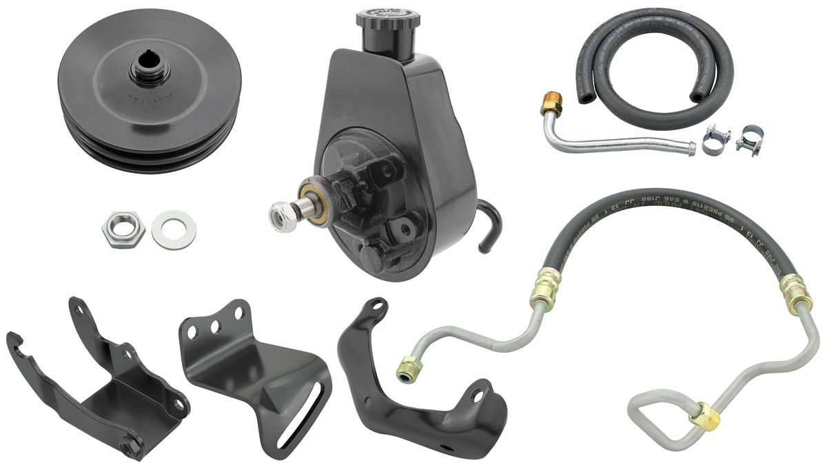 El Camino Power Steering Conversion Kit SmallBlock w/AC Fits 1972 El