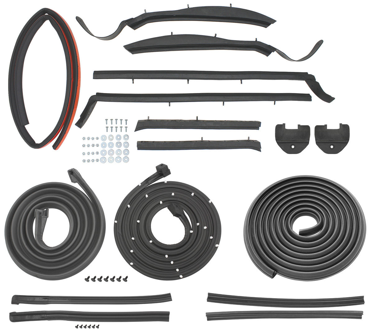 1966 Weatherstrip Kits, Stage I (Convertible) Bonneville/Catalina