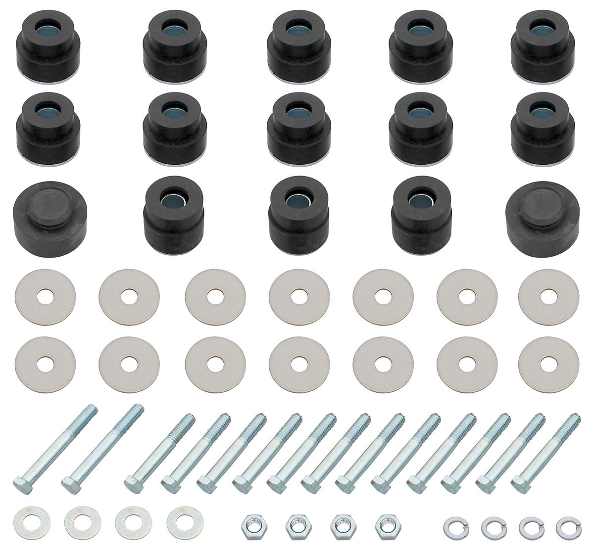 RESTOPARTS Chevelle Body Bushing Kits, Complete Convertible w/hardware