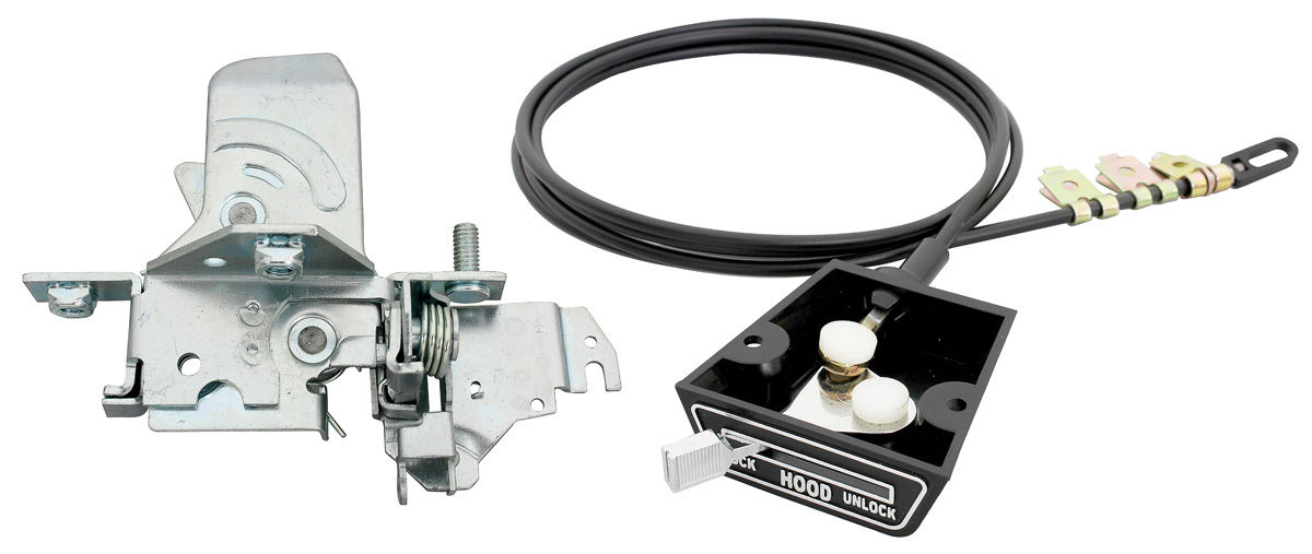 197072 Cutlass Hood Release Latch Assembly (Inside) for years 1970