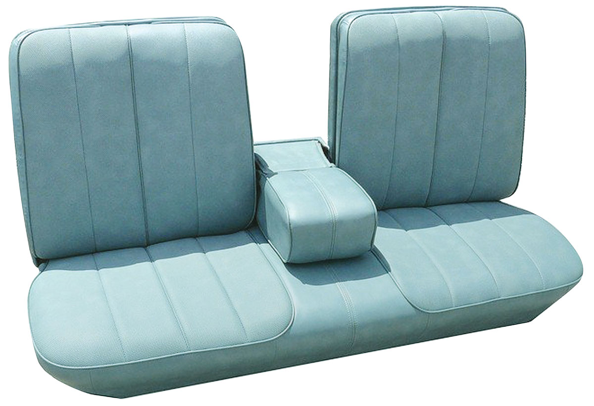 PUI Cadillac Seat Upholstery, 1966 DeVille (Front Split Bench with